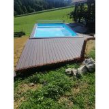 WPC DESKA ZA TERASO KAVA 3D 2200X140X23 MM 3D LES/OZKO REBRANA