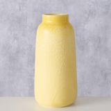 KERAMIČNA VAZA BOLTZE JERSON RUMENA VIŠINA 17 CM