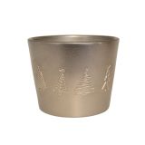 KERAMIČNI NOTRANJI LONEC LINA 120 SMREKE CHAMPAGNE 118X094MM ZA L10.5