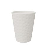 KERAMIČNI NOTRANJI LONEC LINDA 140 VANILIJA GLOSS 139X167MM ZA ORHIDEJE L12