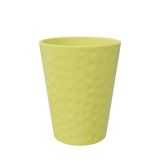 KERAMIČNI NOTRANJI LONEC LINDA 140 ZELENA GLOSS 139X167MM ZA ORHIDEJE L12
