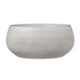 DOURO POSODA OKROGLA UMAZANO BELA- H12XD26CM