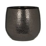 GABRIEL LONEC OKROGEL V BRONZI BARVI  - H16XD18CM