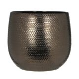 GABRIEL LONEC OKROGEL V BRONZ BARVI  - H20XD25CM