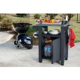 KETER MOBILNI PULT- MIZA ZA ZUNANJO KUHINJO NA TERASI IN VRTU, 105 L