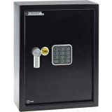 YALE TREZOR ZA KLJUČE, 365X300X100 MM, ZA 48 KLJUČEV, 8 KG, ČRNI, ELECTRONIC KEY SAFE, 3 DO 8-MESTNO KODO, 4X 1,5 V AA
