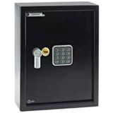 YALE TREZOR ZA KLJUČE, 365X300X100 MM, ZA 48 KLJUČEV, 8 KG, ČRNI, ELECTRONIC KEY SAFE, 3 DO 8-MESTNO KODO, 4X 1,5 V AA
