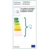 KLASIČNA PLAFONJERA FAN EUROPE PARIS 40X40 3XE27 SREBRNA