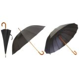 DEŽNIK BERG METRO KLASIČNI ČRNA FI 115 CM