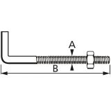 L-KAVELJ M 4X40X25X15 A2F V ZAVITKU JE 5 KOS