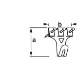 KLJUKICA ZA SLIKO 35X31 V ZAVITKU JE 5 KOS