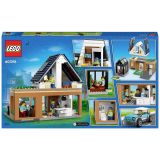 KOCKE LEGO CITY DRUŽINSKA HIŠA IN ELEKTRIČNI AVTO 60398