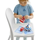 KOCKE LEGO DUPLO GASILSKI HELIKOPT. IN POLICIJSKI AVTO 10957