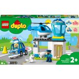 KOCKE LEGO DUPLO POLICIJSKA POSTAJA IN HELIKOPTER 10959