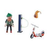 KOCKE PLAYMOBIL ČLOVEK Z E-SKUTERJEM 70873