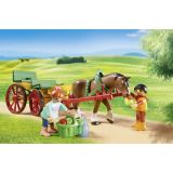 KOCKE PLAYMOBIL KOČIJA S KONJSKO VPREGO 6932