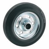 KOLO BREZ VILICE DÖRNER + HELMER POLNA GUMA 125X37X15MM KOVINSKO PLATIŠČE