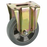 KOLO S STABILNO VILICO DÖRNER + HELMER 125X50MM PLOŠČA 140X110MM ALU PLATIŠČE, GUMA 230 KG