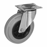 KOLO Z GIBLJIVO VILICO LIV-KOLESA 80 MM SG INOX 2-914 ISO VALJČNI LEŽAJ