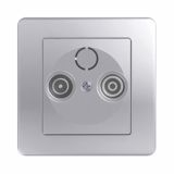 TV / AUDIO VTIČNICA ART PREHODNA TV-R S KONČ.UPOR SREB, VIJ,BOK, 5-1000 MHZ