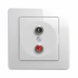 KOMUNIKACIJSKA VTIČNICA EKONOMIK AVDIO 2XRCA BELA