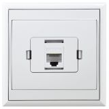 KOMUNIKACIJSKA VTIČNICA LUNE RJ45, BELA