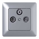 TV / AUDIO VTIČNICA MIKRO KONČNA SAT SREB, VIJAČNA, 5-2400 MHZ