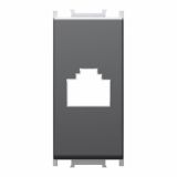 KOMUNIKACIJSKA VTIČNICA MODUL ADAPTER KEYSTONE ČRNA, 1M, BOK