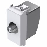 TV / AUDIO VTIČNICA MODUL KONČNA SAT BELA, 1 DB, 1M, BOK