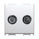 TV / AUDIO VTIČNICA MODUL KONČNA SAT-TV BELA, 1 DB, 2M, BOK