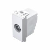TV / AUDIO VTIČNICA MODUL KONČNA TV BELA, 1 DB, 1M, BOK