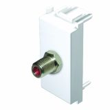 TV / AUDIO VTIČNICA MODUL OSNOVNA SAT BELA, 0 DB, 1M, BOK