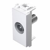 TV / AUDIO VTIČNICA MODUL OSNOVNA TV BELA, 0 DB, 1M, BOK
