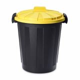 KONTEJNER - ZABOJNIK 60 L, PVC, SORTIRANO ČRN/MODER, RUMEN, ZELEN