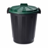 KONTEJNER - ZABOJNIK 60 L, PVC, SORTIRANO ČRN/MODER, RUMEN, ZELEN