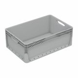 KONTEJNER - ZABOJNIK SURPLUS PVC 60X40X22 CM - SIV POLNE STENE