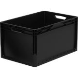 EUROBOX ZABOJNIK SURPLUS PVC 60X40X32 CM - ČRN