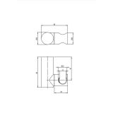 NOSILEC ZA TUŠ DEANTE ROUND ANR N21U