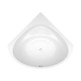 KOPALNA KAD KOTNA KOLPA SAN DOLORES 140X140 BELA ZA VZIDAVO