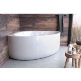 KOPALNA KAD KOTNA KOLPA SAN DOLORES 140X140 BELA ZA VZIDAVO