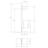 KOPALNIŠKA GALANTERIJA DEANTE STOJALO ZA WC PAPIR MOKKO ADM N242