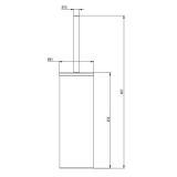 KOPALNIŠKA GALANTERIJA DEANTE WC ŠČETKA ROUND ADR N712