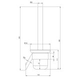 KOPALNIŠKA GALANTERIJA DEANTE WC ŠČETKA SILIA ADI N711