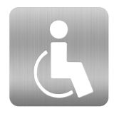 DRŽALA, STOJALA, KLJUKICE KOIN OZNAKA ZA WC INVALID