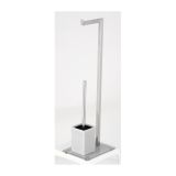 DRŽALA, STOJALA, KLJUKICE MSV STOJALO ZA TOALETNI PAPIR Z WC ŠČETKO BEL