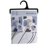 KOPALNIŠKA ZAVESA TENDANCE FLOWERS ZA KAD 180X200 PET - ROŽE