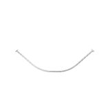 KOPALNIŠKI DODATKI TENDANCE DRŽALO ZAOBLJENO ZAVESE ZA KAD 90-90CM, ALU KROM