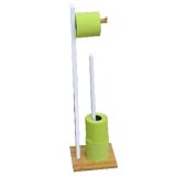 KOPALNIŠKI DODATKI TENDANCE TENDANCE DRŽALO ZA WC PAPIR IN ŠČETKO BAMBUS