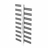KOPALNIŠKI RADIATOR TREND A200 ZEN 750 X 1374 ANTRACIT