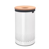 KOŠ ZA PERILO BRABANTIA OKROGEL 60 L, BELO RJAV